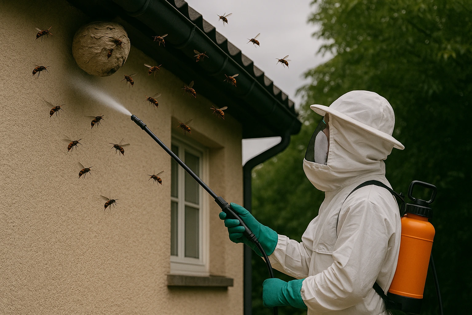 nid de frelon désinsectisation punaises de lit traitées par hygiène nuisibles